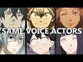 Black Clover All Characters Japanese Dub Voice Actors Seiyuu Same Anime Characters