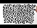 How to Draw Leopard Print SVG Design Cut Files for Cricut