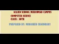 10th computer ch types of Array lec