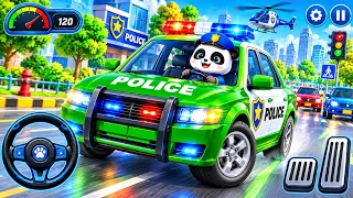 Baby Panda's Police Car Fun Driving | Police Car Gameplay 3D - Android Gameplay 