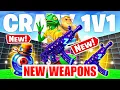 NEW WEAPONS CRAZY 1V1 FFA ALL GUNS \u0026 RIDES MAP FORTNITE CREATIVE (PART 40) Sleep SMG Crazy 1v1 ffa