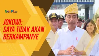 Jokowi Tegaskan Tidak akan Ikut Kampanye Mendukung Salah Satu Paslon