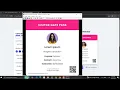 Visitor ID Card Maker Using HTML CSS and JavaScript with Souce Code