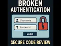 Source Code Review Broken Authentication - Part