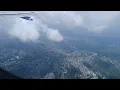 clouds and mountain frome the sky nice scene aizawl
