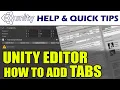 Unity Quick Tips - How to Add Tabs and Toolbars Unity Custom Inspectors
