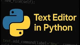 Create a Text Editor with Python - Easy Tutorial
