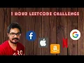Leetcode 1-hour coding challenge FAANG