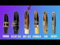 Lagu Mouthpiece Comparison - Jody Jazz / Dukoff / Guardala / Select Jazz / Otto Link