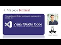 VS code 4-Terminal Python cwd and environments