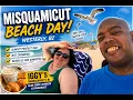 Misquamicut Beach Day Our Favorite RI Beach Iggy s Clam Cakes Chowder