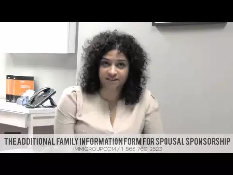 Download MP3 THE ADDITIONAL FAMILY INFORMATION FORM FOR SPOUSAL SPONSORSHIP