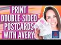HOW TO Print Double-Sided Postcards With Avery