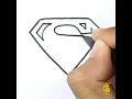 How to Draw Superman logo