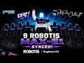 FIRST TIME 9 ROBOTIS MAX-E1 Humanoid Robots Dance in Sync 11th RoboKidz Challenge 2026 - MI