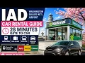 Dulles Airport IAD Car Rental Guide Avis Hertz National Shuttle Uber Pickup Full Walkthrough