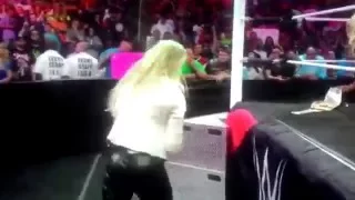 WWE Charlotte panty exposed