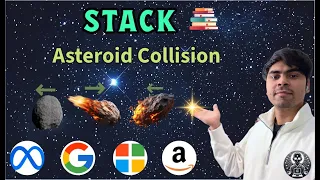 LeetCode 735 Asteroid Collision Stack Simulation in Python AlgoYogi