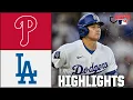Philadelphia Phillies vs Los Angeles Dodgers Full Game Highlights ESPN MLB