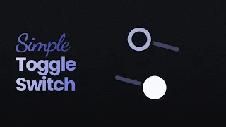 Toggle Switch Using HTML CSS