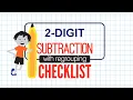 2-digit subtraction Checklist Grade 2