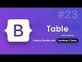 Tables in Bootstrap 5 Bootstrap 5 Full Course 2026 Class