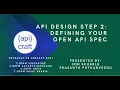 API Design Step 2 - Defining your OpenAPI Spec