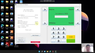 ATM Machine Interface in Java Demo