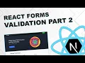 Form validation with Next part 2
