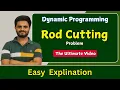 Rod cutting problem Dynamic programming VTU All universities