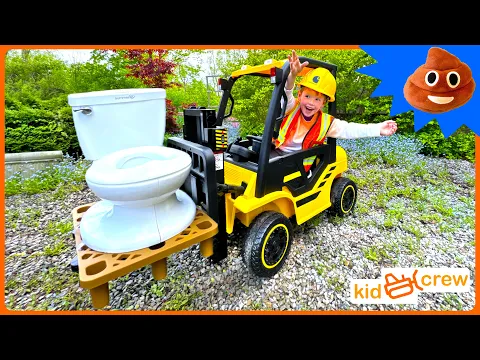 Download MP3 Rescuing mom from plumbing emergencies funny stories with trucks and toys. Educational | Kid Crew