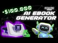 Making 100000 With This Ai E-book Generator In Python