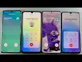 Incoming Call Samsung Galaxy Note 20 + Samsung Galaxy A24 + Samsung Galaxy S20 Plus + Galaxy A32