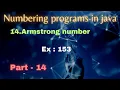 Java Numbering Programs Armstrong number Java interview programs Java Telugu