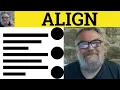 Align Meaning - Alignment Examples