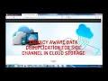 Data Deduplication for Side Channel in Cloud Projects