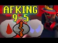 AFKing 9 to 5 Zeah Runecrafting Blood Soul Runes