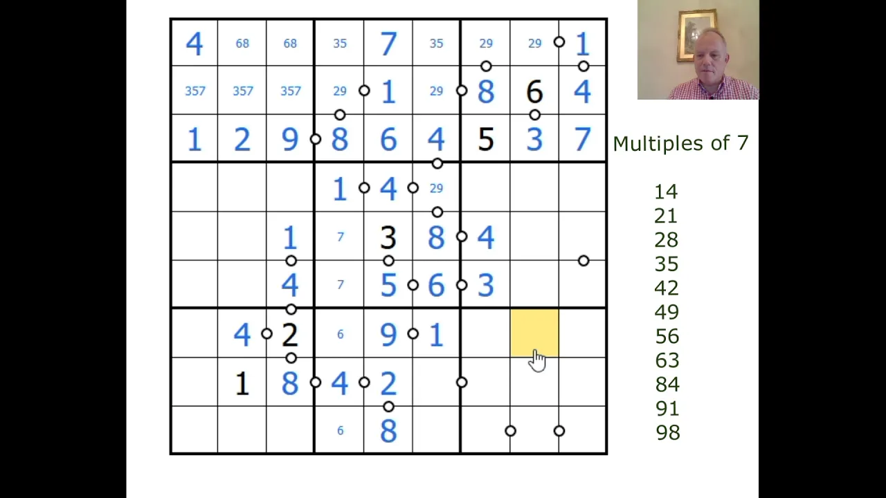 Multiples of 7 - a fun variant