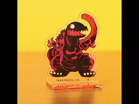 Cute Shin Godzilla acrylic stand - Roaring #godzilla