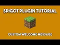 Minecraft Plugin Tutorial - Custom Welcome Message