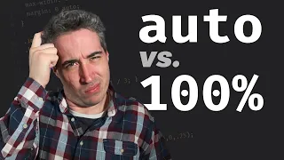 CSS width auto vs 100 What s the difference