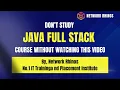 Master Java Full Stack Development Best Java Training in Chennai Bangalore Network Rhinos