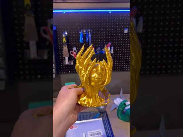 Melted Woman Head- Support Free Planter/Jewelry Holder video thumbnail