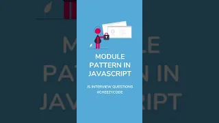 Module Pattern in JavaScript - Interview Question CheezyCode