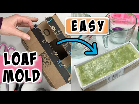 Download MP3 How to Make a FREE Soap Mold at Home From a Recycled Amazon Box - FAST, EASY \u0026 For Beginners!