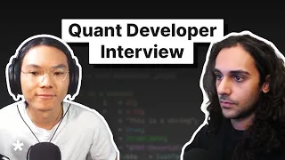Quant Developer Mock Interview with Coding Jesus Zack Light