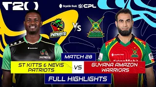 Full Highlights | Amazon Warriors vs St Kitts and Nevis Patriots | CPL 2026 | tapmad