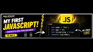 Day JavaScript Variables and Data Types for Beginners Build With Bob
