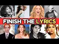 Download Lagu Finish The Lyrics 80s 90s 00s | Most Popular Songs Of All Time | Music Quiz 🎵