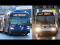 NYCT Bus Assorted Bus Action near Fordham Plaza on the Bx9 Bx17 Bx22 December 2025